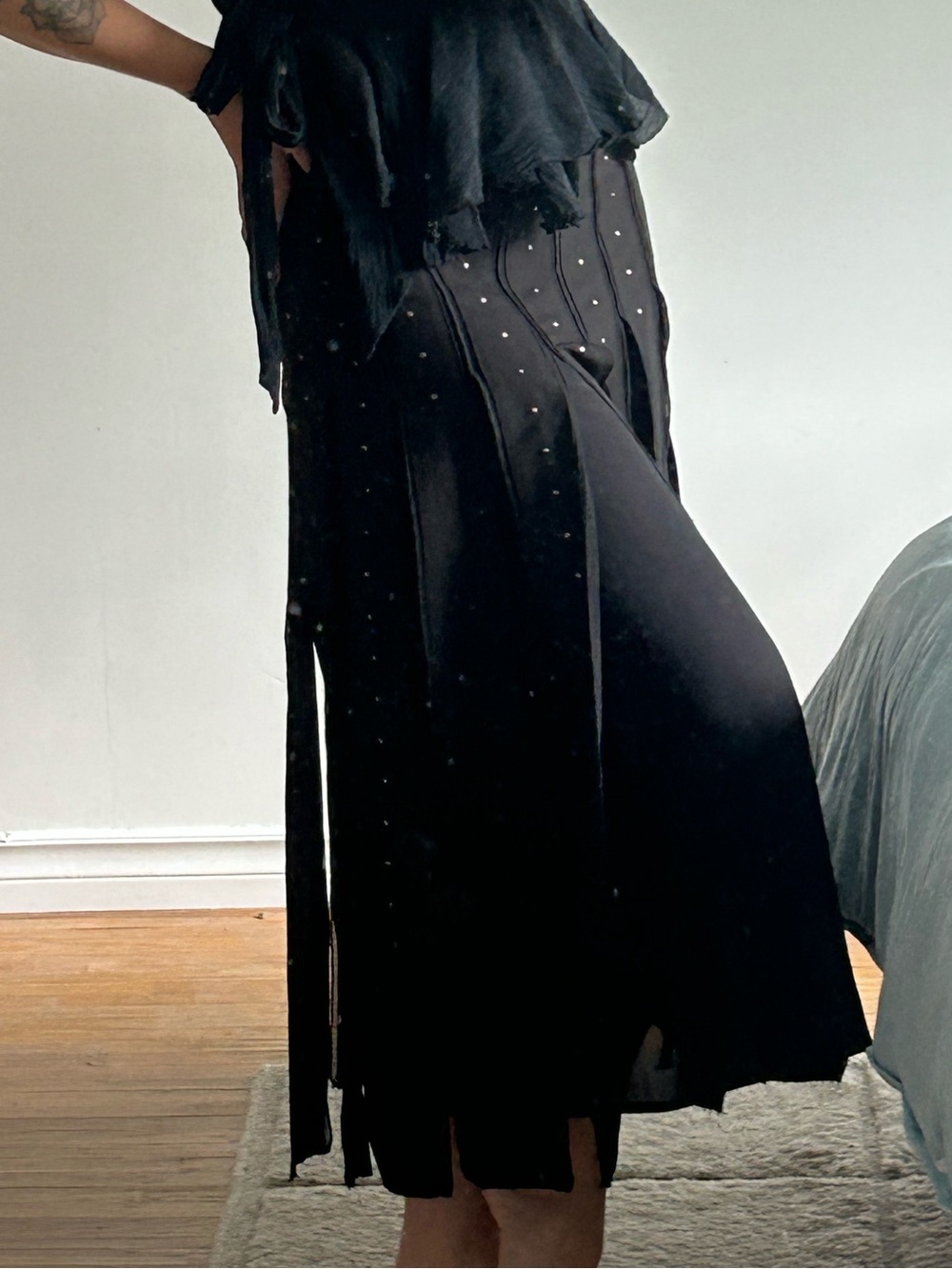 Guess Midi Skirt w/ Studs